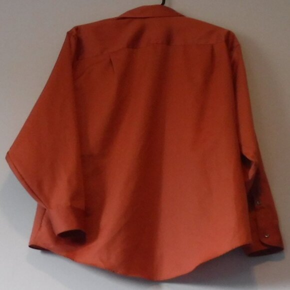 Mens Large Size 16 - 34/35 Wrinkle Free Dress Shirt - Geoffrey Beene Brand - Picture 3 of 4